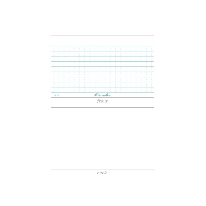 Rite In The Rain Weatherproof Index Cards, 3" x 5", Universal Pattern, White (No. 191) - Image 2